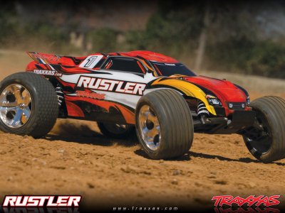 Traxxas Rustler 1:10 RTR modrý