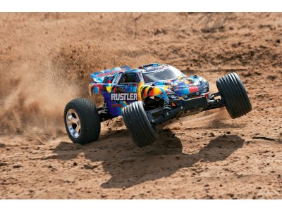 Traxxas Rustler 1:10 RTR červený