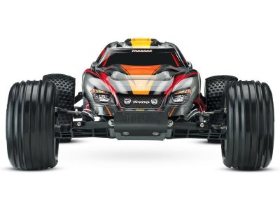 Traxxas Nitro Rustler 1:10 TQi RTR stříbrno-modrý