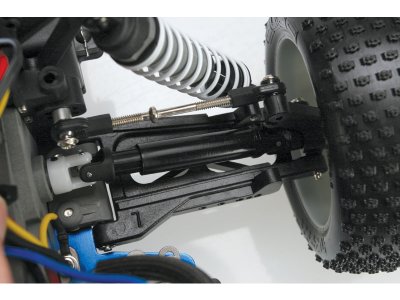 Traxxas Nitro Rustler 1:10 TQi RTR stříbrno-modrý