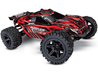 Traxxas Rustler 1:10 4WD RTR červený