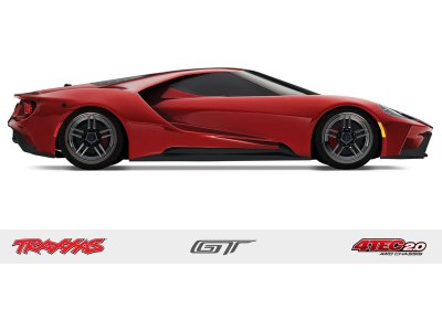 Traxxas Ford GT 1:10 TQi RTR stříbrný