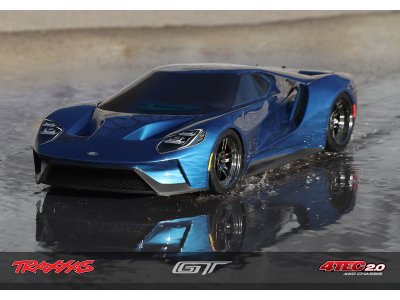Traxxas Ford GT 1:10 TQi RTR stříbrný