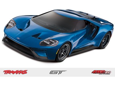 Traxxas Ford GT 1:10 TQi RTR stříbrný