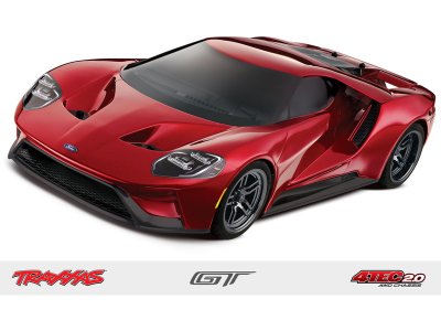 Traxxas Ford GT 1:10 TQi RTR stříbrný
