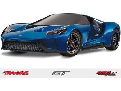 Traxxas Ford GT 1:10 TQi RTR stříbrný