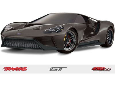 Traxxas Ford GT 1:10 TQi RTR stříbrný