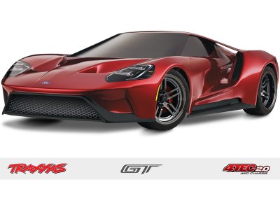 Traxxas Ford GT 1:10 TQi RTR stříbrný