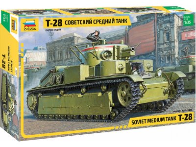 Zvezda 3694 T-28 Tank 1:35