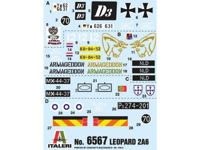 Italeri 6567 Leopard 2A6 1:35