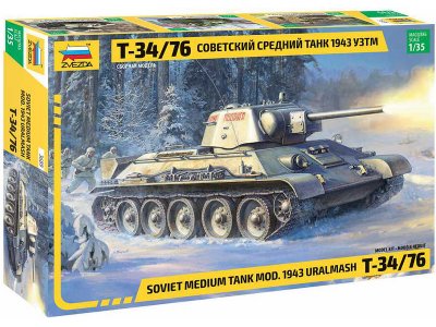 Zvezda 3689  T-34/76 mod.1943