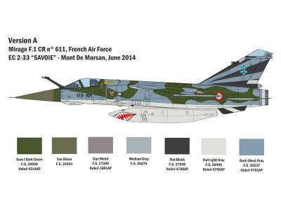 Italeri 2790 Mirage F1 1:48