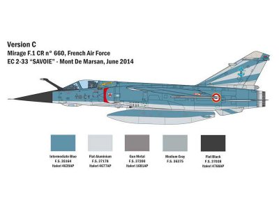 Italeri 2790 Mirage F1 1:48
