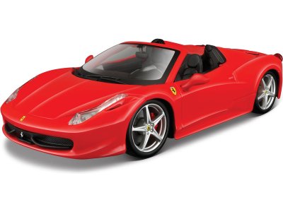 Bburago Ferrari 458 Spider 1:24 červená
