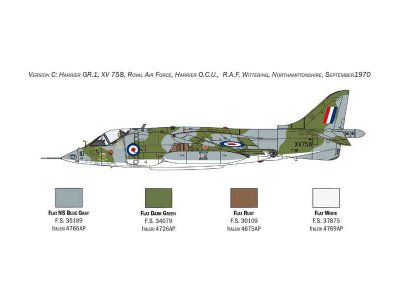 Italeri 1435 Harrier GR.I 1/72