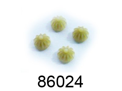 Ozubené kolo, 10 zubů, 4ks