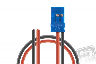 Napájecí Rx kabel 200mm, JR 0,50qmm silikonkabel, 1 ks.