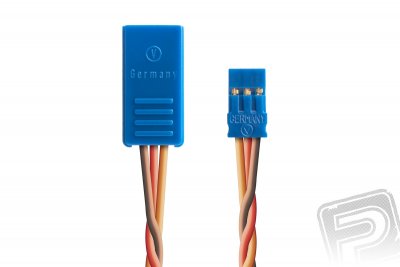 Y-kabel kompakt 100mm JR 0,5qmm kroucený silikonkabel, 1 ks.