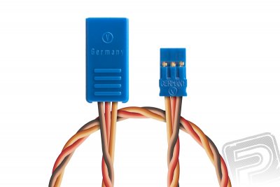 Y-kabel kompakt 300mm JR 0,5qmm kroucený silikonkabel, 1 ks.