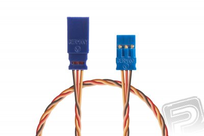 Prodlužovací kabel 1000mm, JR 0,25qmm kroucený silikonkabel, 1 ks.