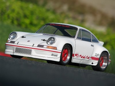 Karoserie čirá 1973 Porsche Carrera RSR (rozvor 210 mm) bez příslušenství