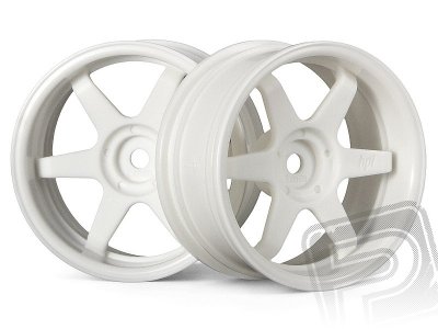 TE37 disky 26mm Bílé (6mm offset) 2ks