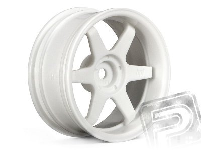 TE37 disky 26mm Bílé (6mm offset) 2ks