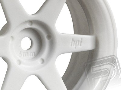 TE37 disky 26mm Bílé (6mm offset) 2ks