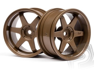 TE37 disky 26mm Bronzové (6mm offset) 2ks