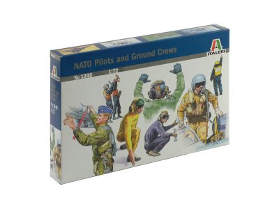Model Kit figurky 1246 - NATO PILOTS AND GROUND CREW (1:72)
