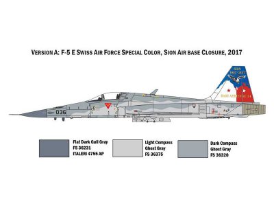 Italeri 1420 F-5E Swiss Air Fo