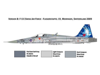 Italeri 1420 F-5E Swiss Air Fo