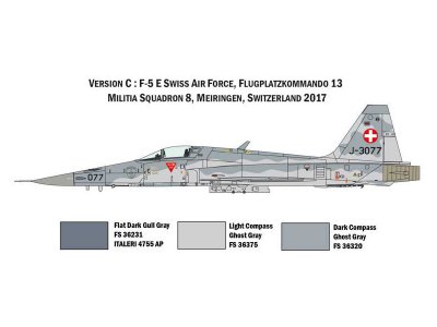 Italeri 1420 F-5E Swiss Air Fo