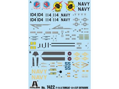 Italeri 1422 F-14A TOP GUN