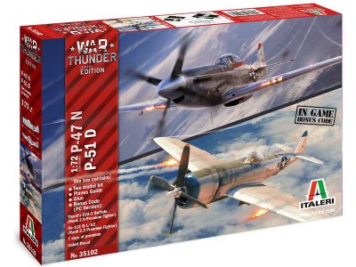 Italeri 35102 P-47 a P-51