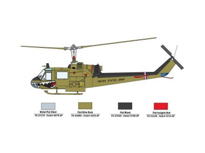 Italeri 35103 UH-1C a Mi-24D