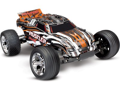 Traxxas Rustler 1:10 RTR oranžový