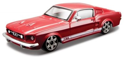 Bburago Ford Mustang GT 1:43 červená