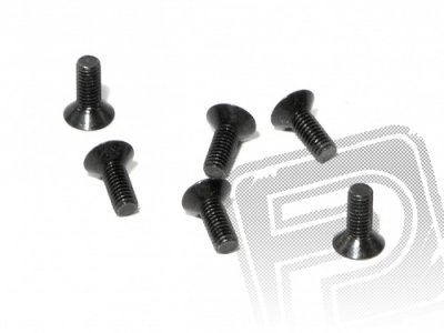 Šroub se zápustnou hlavou M3x8mm (6ks)