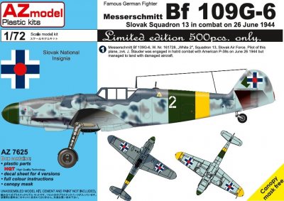 AZ model Bf 109G-6 Slovak