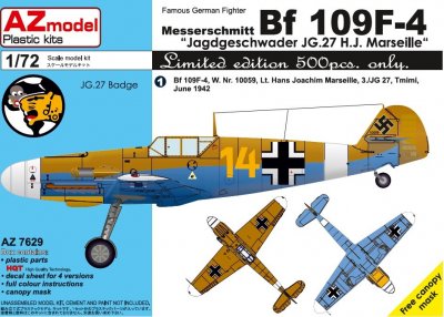 AZ model Bf 109F-4 JG.27