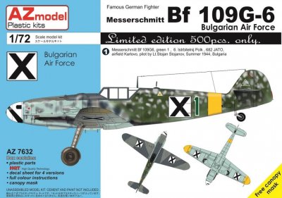 AZ model Bf 109G-6 1:72