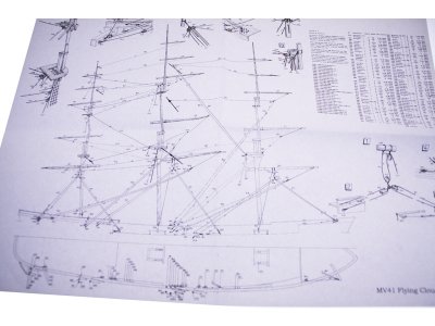 MAMOLI Flying Cloud 1851 1:96 kit