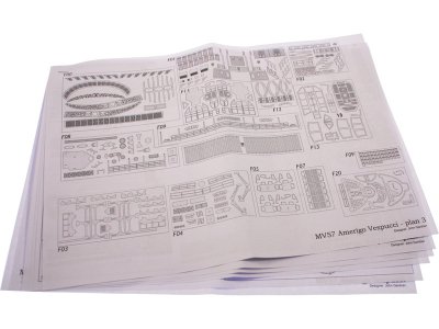 MAMOLI Amerigo Vespucci 1931 1:150 kit