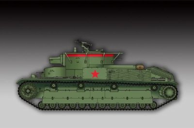 Trumpeter 07150 T-28 welded