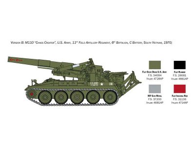 Italeri 6574 Tank M110 1:35