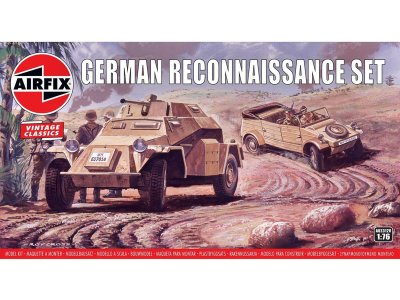Airfix SD.KFZ.222 a Kubelwagen