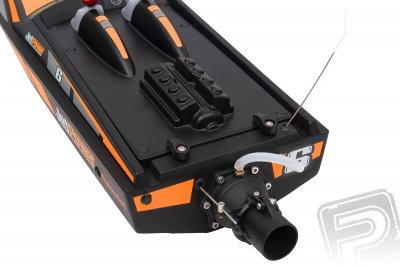 2306 JetPower A oranžový rychlostní člun RTR