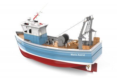 Marie Astrid rybářský člun 1:50 kit