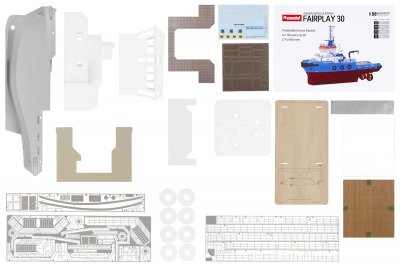 Fairplay 30 přístavní remorkér 1:50 kit